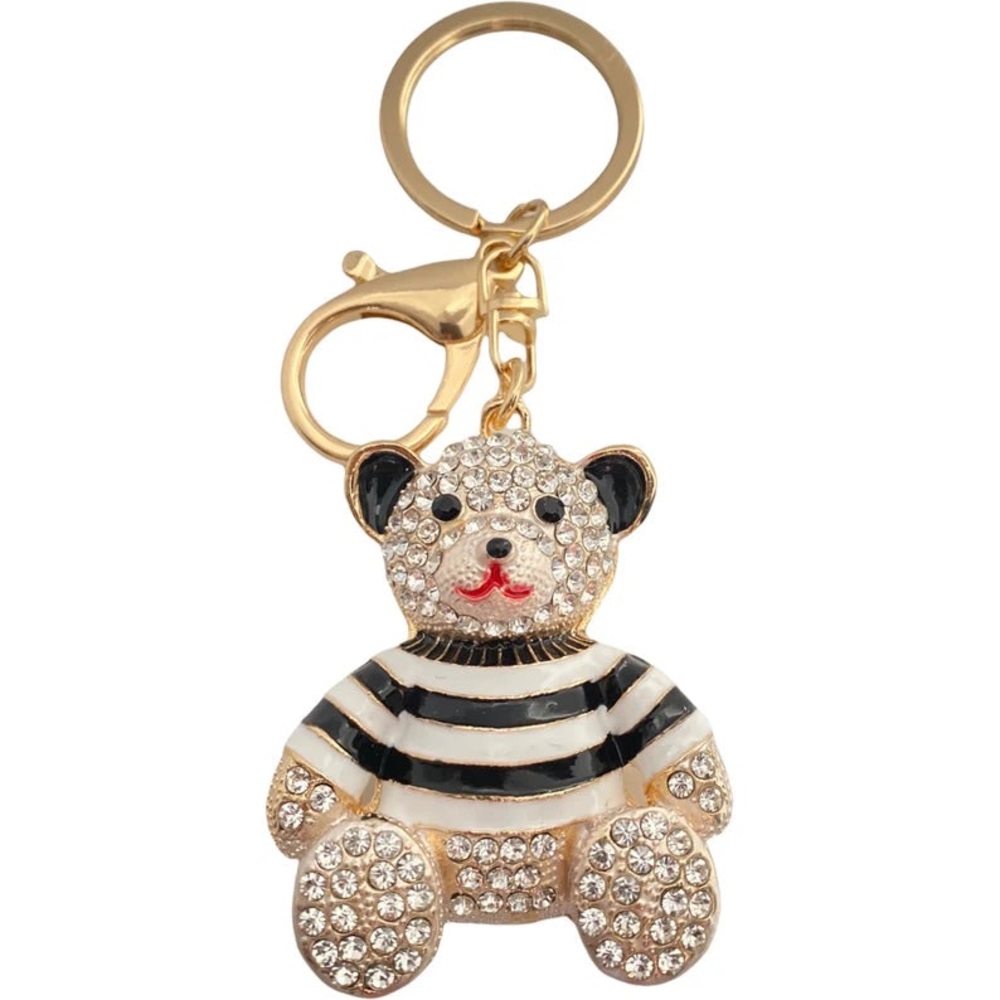 Teddy Bear Keychain Bag Charm